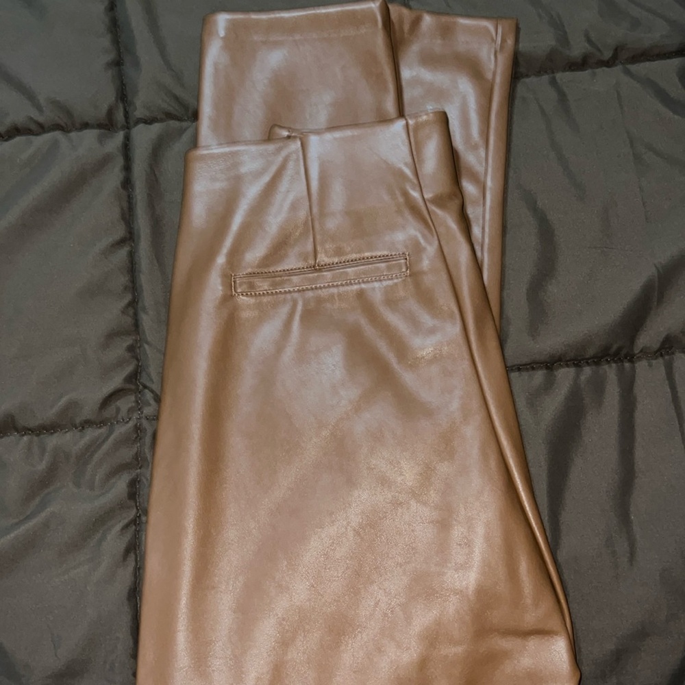 Came fall leather leggings. Size 2 extra high rise with tag
